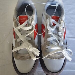 Saucony Kids Shoes - Red and Gray